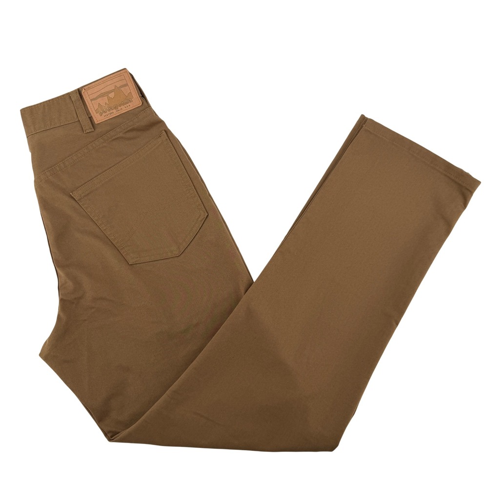 Patagonia Twill Traveler 5-Pocket Pants Mens 30x30 Brown Straight Leg Outdoor